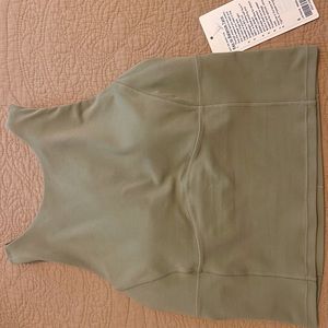 Lululemon Key to Balance Tank, Sage, size 6, NWT